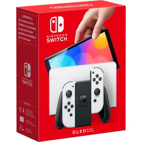 Nintendo switch Oled #1.0 Leazy Nintendo Switch OLED Wit/Zwart