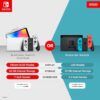 Nintendo Switch OLED Rood/Blauw