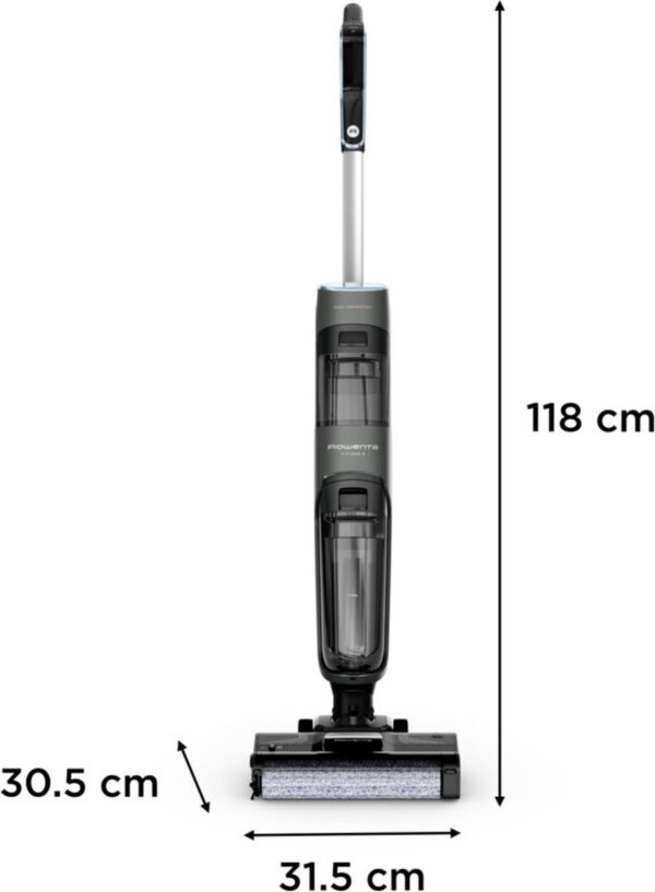 Rowenta X-Clean 4 GZ5037 - 2-in-1 Vloerreiniger - Stofzuiger & dweil in 1 - 50 min gebruikstijd - Zelfreinigend #3 Rowenta X-Clean 4 | 2-in-1 Vloerreiniger