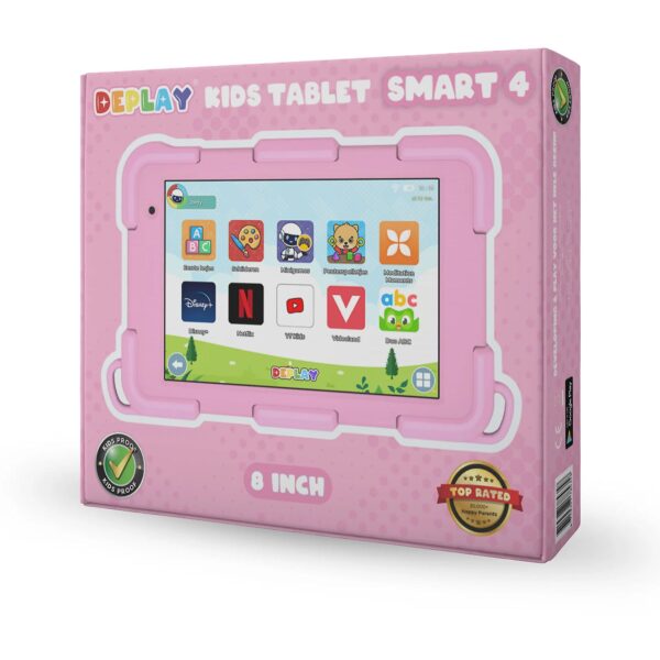 DEPLAY Kids Tablet SMART#3 DEPLAY Kids Tablet SMART 4+ – 8" – 64GB – Roze – WiFi