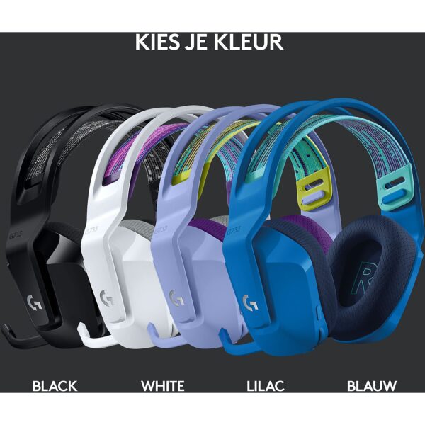 LOGITECH G G733 LIGHTSPEED #1.1 Leazy LOGITECH G733 LIGHTSPEED Draadloze RGB Gaming Headset