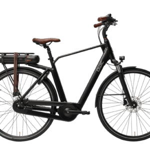 Qwic echo daily heren fiets Leazy #1 zwart QWIC Echo Daily Heren E-bike Zwart